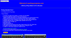 Desktop Screenshot of porting-programs.com