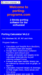 Mobile Screenshot of porting-programs.com