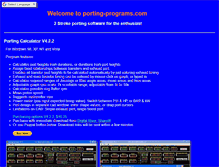Tablet Screenshot of porting-programs.com